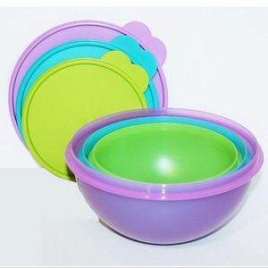 New Tupperware.  3pc set Wonderlier Bowls.